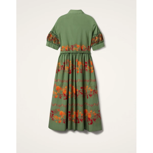 La Double J Libertine Dress in Woodland Placée Camouflage, view 6