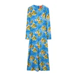 La DoubleJ Long Sleeve Swing Dress in Riptide Light Blue - Dresses - Milanese Maximalist Fashion at Luxury Shoes La Double J Long Sleeve Swing Dress in Riptide Light Blue