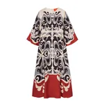 La DoubleJ Long Sorella Dress in Phoenix Placée Ivory - Dresses - Milanese Maximalist Fashion at Luxury Shoes La Double J Long Sorella Dress in Phoenix Placée Ivory