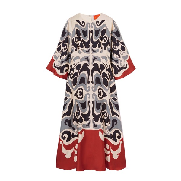La Double J Long Sorella Dress in Phoenix Placée Ivory