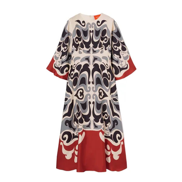 La Double J Long Sorella Dress in Phoenix Placée Ivory