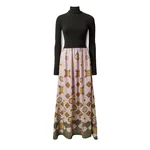 La Double J Lunaria Foulard Dress in Nucleus Black