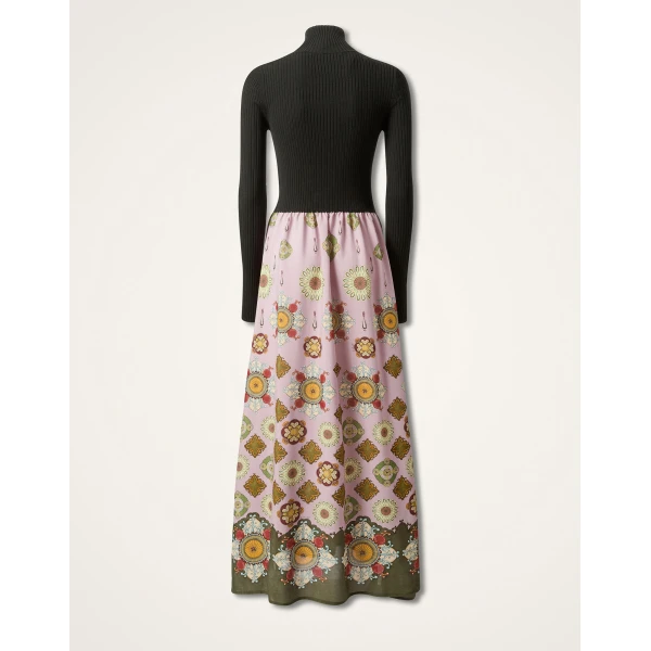 La Double J Lunaria Foulard Dress in Nucleus Black, view 6