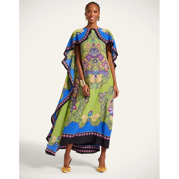 La Double J Magic Dress in Cornucopia Placée Green, view 2