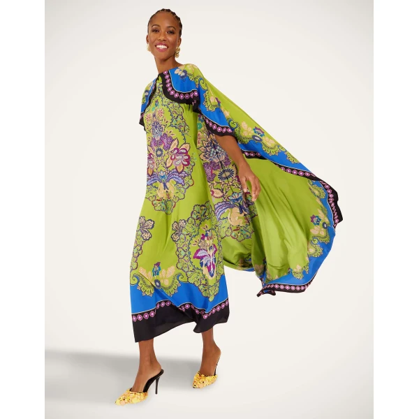 La Double J Magic Dress in Cornucopia Placée Green, view 4