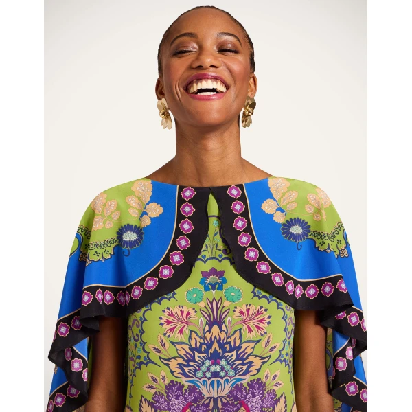 La Double J Magic Dress in Cornucopia Placée Green, view 5