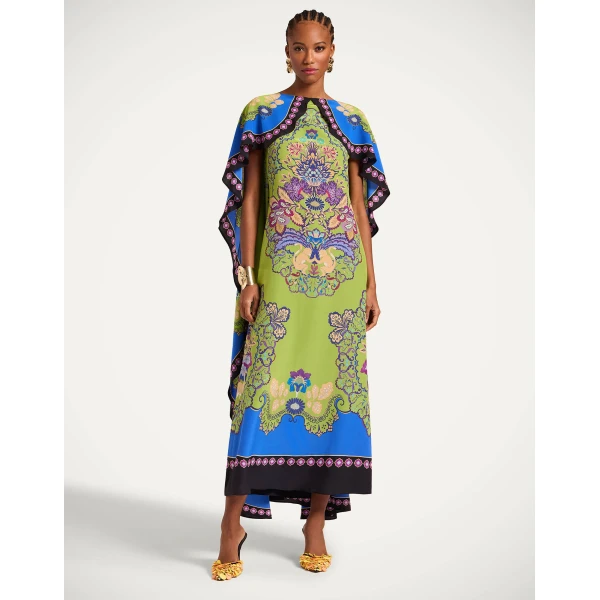 La Double J Magic Dress in Cornucopia Placée Green, view 6