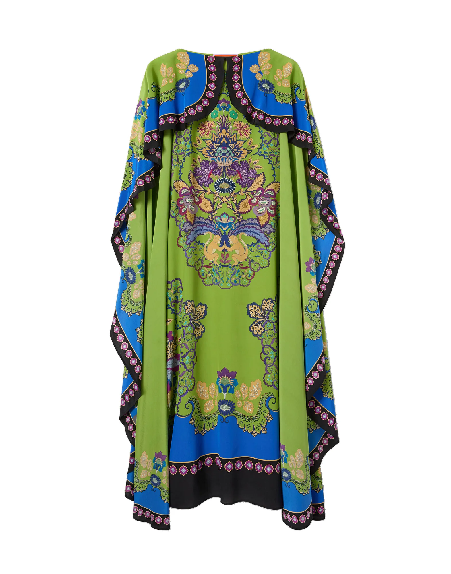 La DoubleJ Magic Dress in Cornucopia Placée Green - Dresses - Milanese Maximalist Fashion at Luxury Shoes La Double J Magic Dress in Cornucopia Placée Green