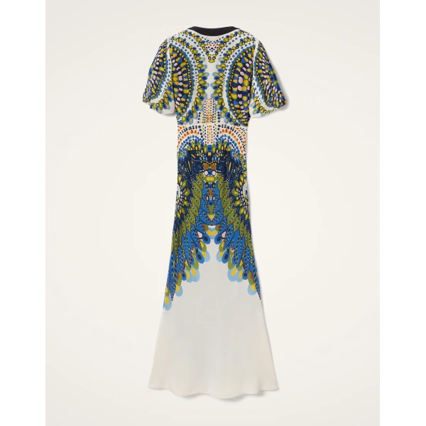 La Double J Marlene Dress in Chakra Placée Multicolor, view 6