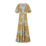 La DoubleJ Marlene Dress in Tangle Light Blue - Dresses - Milanese Maximalist Fashion at Luxury Shoes La Double J Marlene Dress in Tangle Light Blue