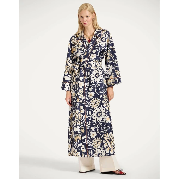La Double J Midnight Dress in Selva Blue, view 2