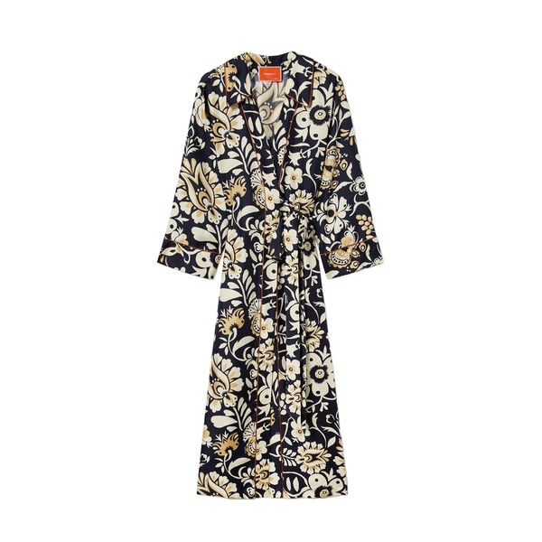 La Double J Midnight Dress in Selva Blue
