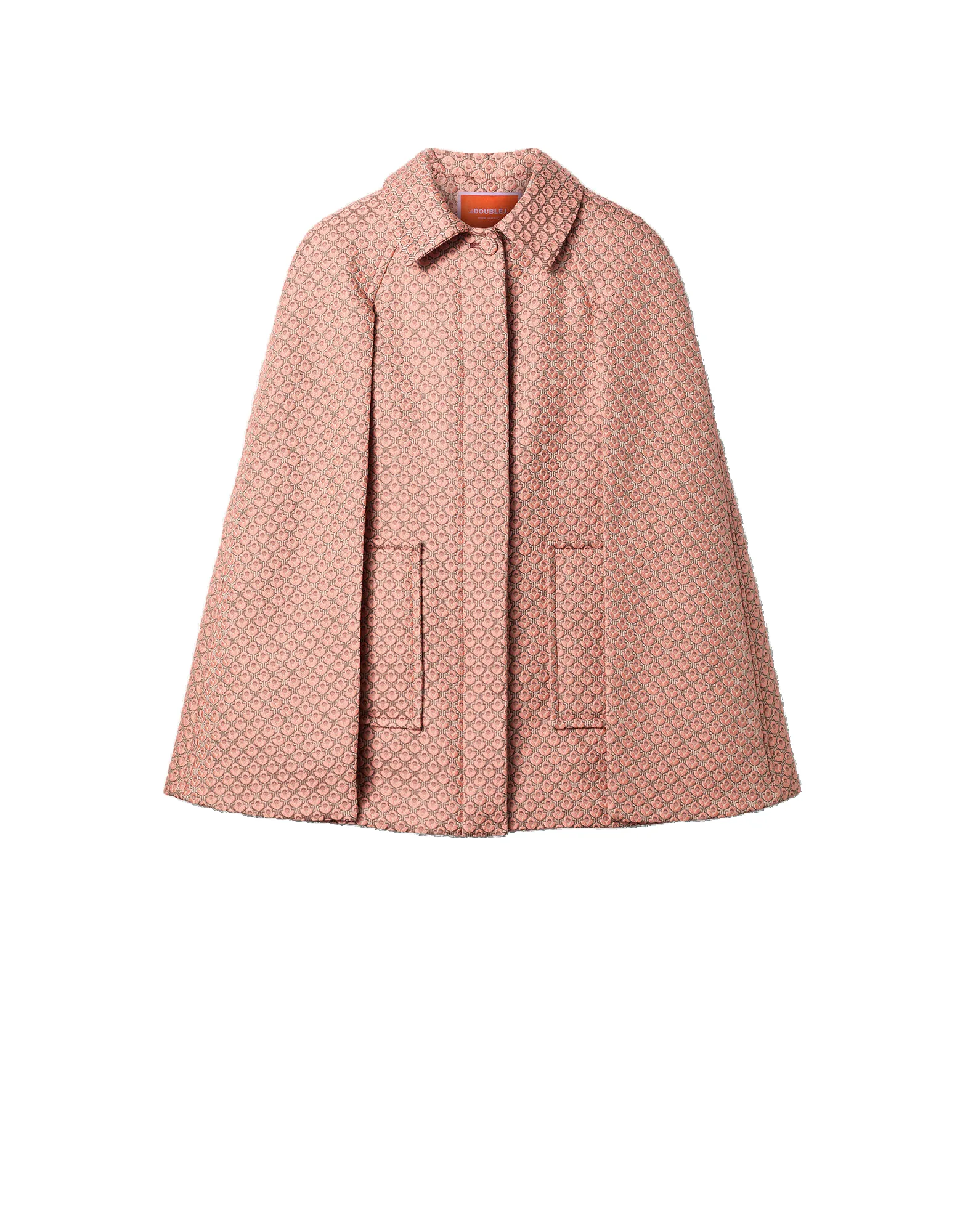 La DoubleJ Milano Mini Cape in Tulip Pale Pink - Jackets - Milanese Maximalist Fashion at Luxury Shoes La Double J Milano Mini Cape in Tulip Pale Pink