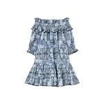 La Double J Mini Breakfast Dress in Cocoon Blue