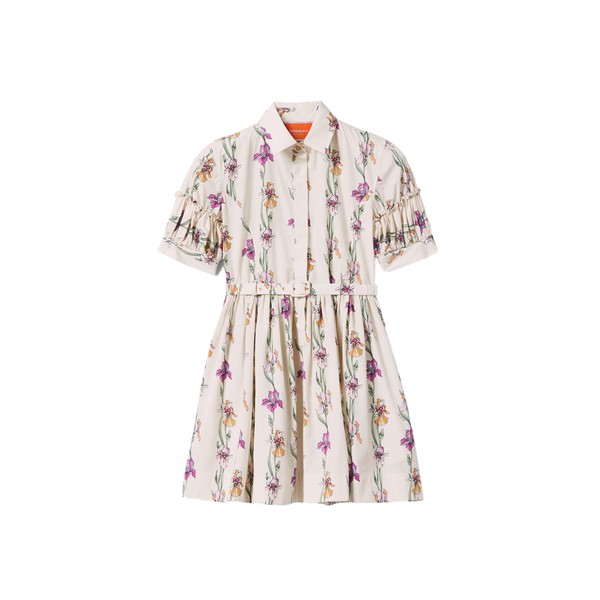 La Double J Mini Libertine Dress in Mini Iris Ivory