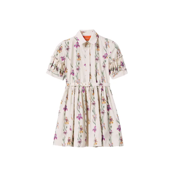 La Double J Mini Libertine Dress in Mini Iris Ivory