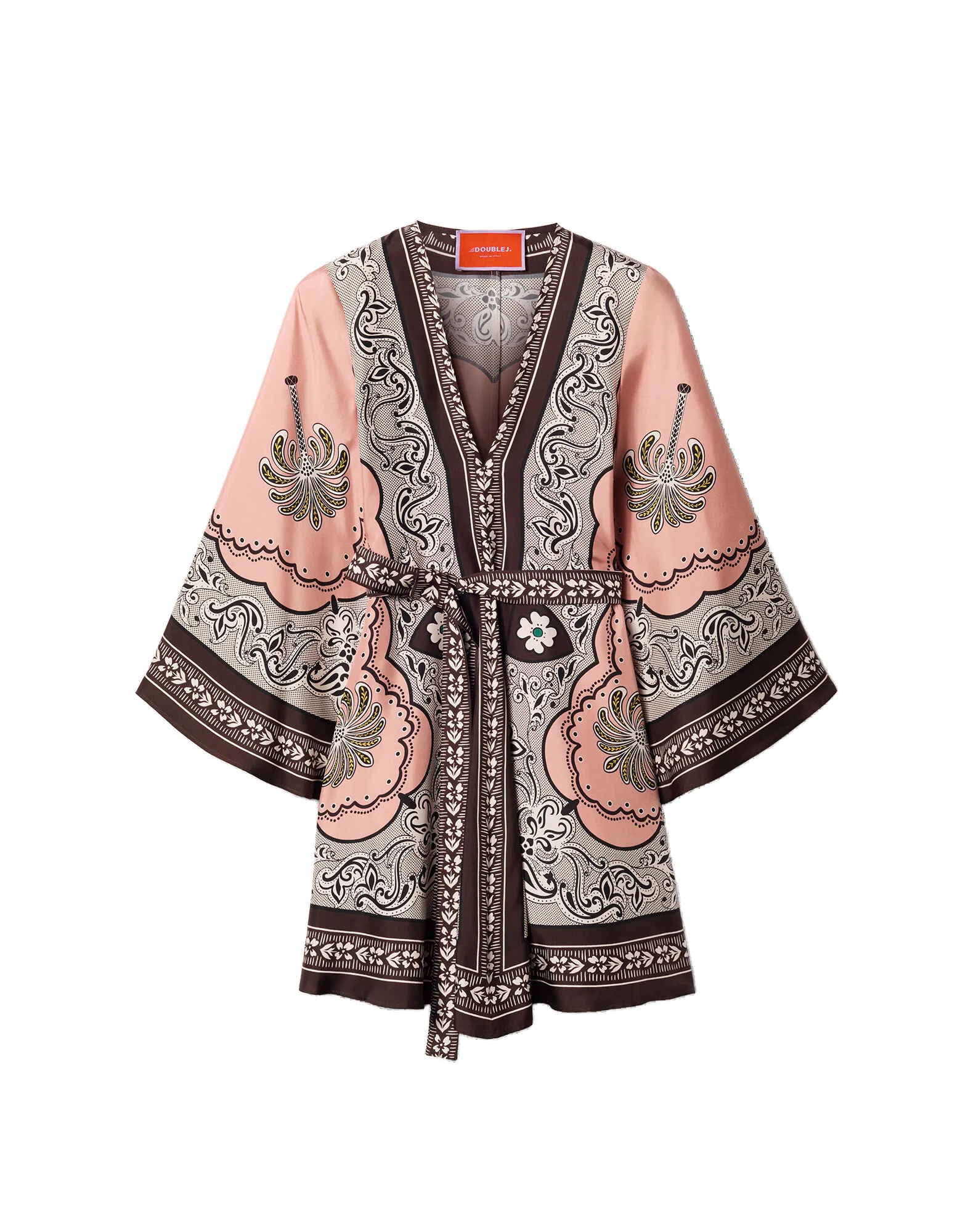 La DoubleJ Mini Magnifico Dress in Mirage Placée Pink - Dresses - Milanese Maximalist Fashion at Luxury Shoes La Double J Mini Magnifico Dress in Mirage Placée Pink