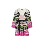 La DoubleJ Mini Magnifico Dress in Phoenix Placée Pink - Dresses - Milanese Maximalist Fashion at Luxury Shoes La Double J Mini Magnifico Dress in Phoenix Placée Pink