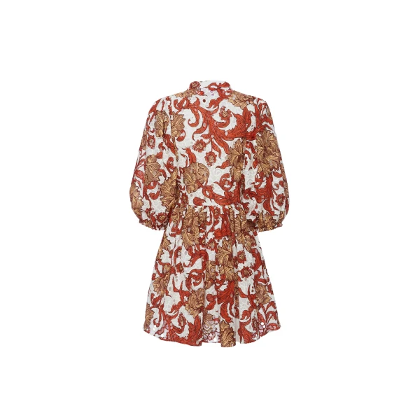 La Double J Mini Portofino Dress in Reef White, view 6