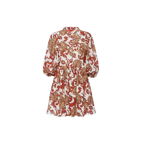 La Double J Mini Portofino Dress in Reef White