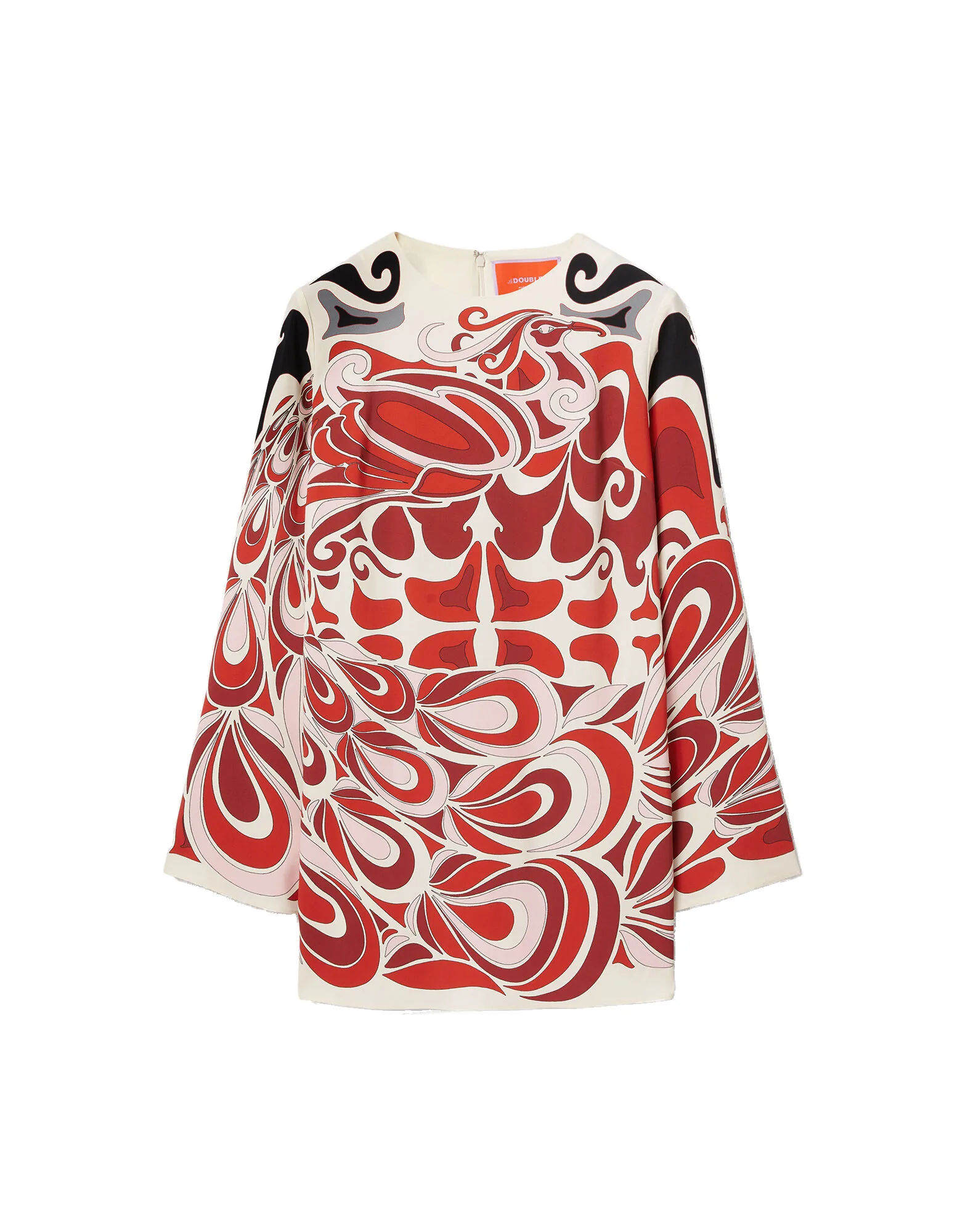 La DoubleJ Mini Supremes Swing Dress in Phoenix Placée Ivory - Dresses - Milanese Maximalist Fashion at Luxury Shoes La Double J Mini Supremes Swing Dress in Phoenix Placée Ivory