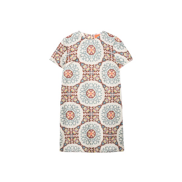 La Double J Mini Swing Dress in Ballata Ivory
