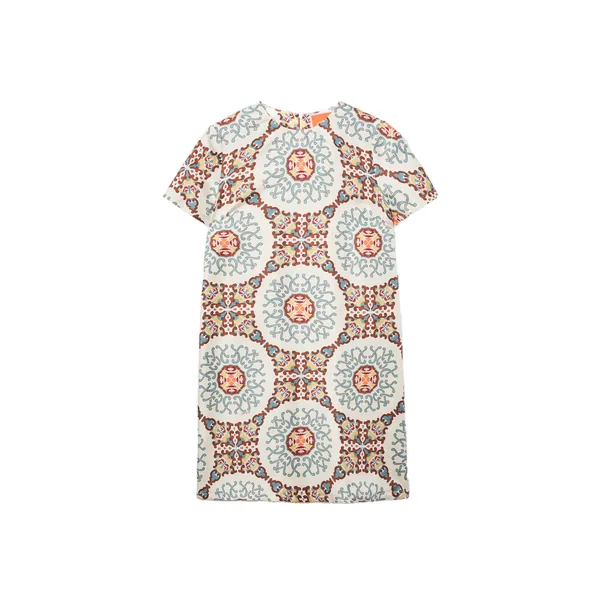 La Double J Mini Swing Dress in Ballata Ivory