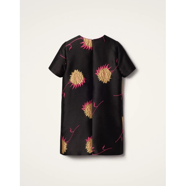 La Double J Mini Swing Dress in Derby Black, view 6