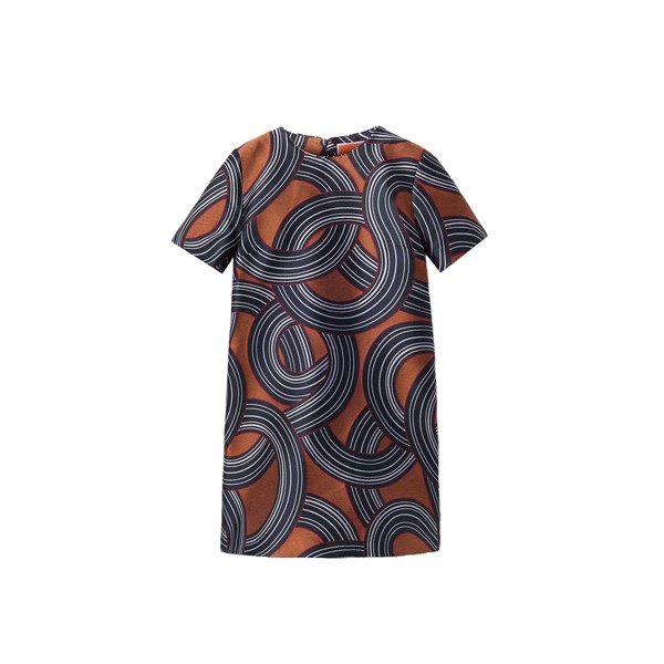 La Double J Mini Swing Dress in Montecarlo Blue