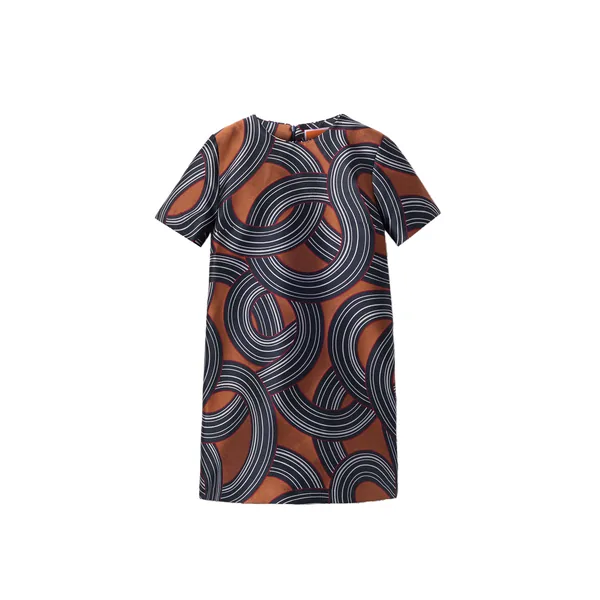 La Double J Mini Swing Dress in Montecarlo Blue