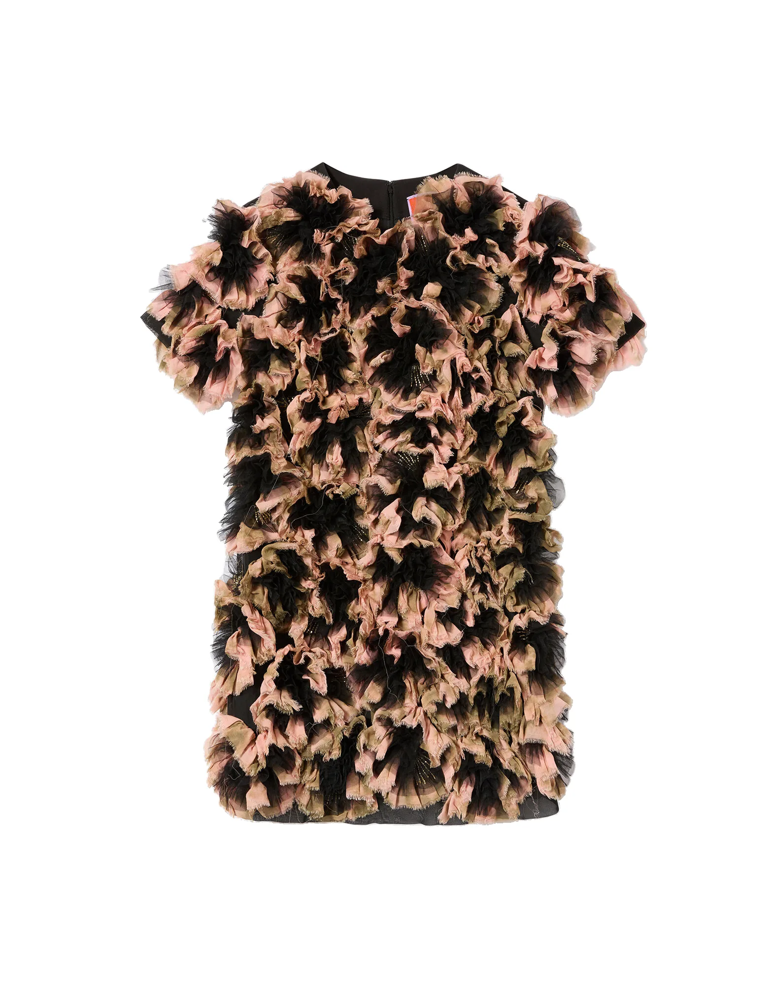 La DoubleJ Mini Swing Dress in Multicolor Black - Dresses - Milanese Maximalist Fashion at Luxury Shoes La Double J Mini Swing Dress in Multicolor Black