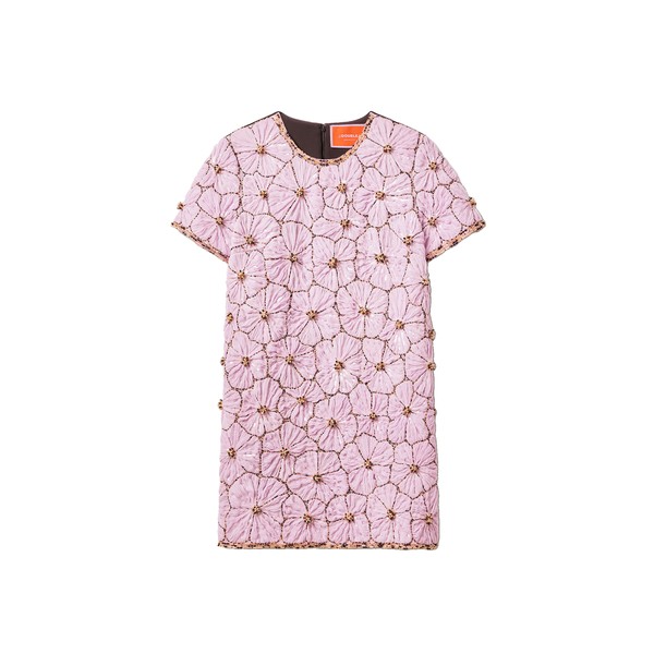 La Double J Mini Swing Dress in Solid Lilac