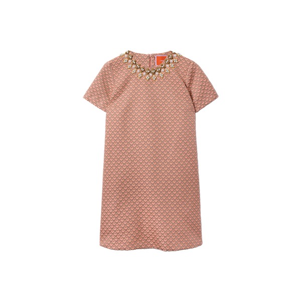 La Double J Mini Swing Dress in Tulip Pale Pink