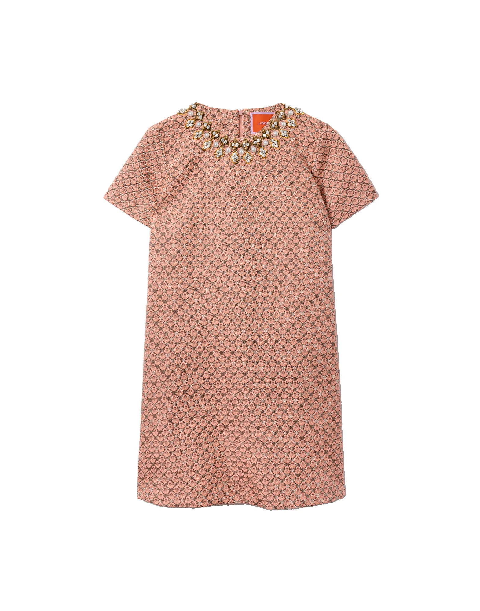 La DoubleJ Mini Swing Dress in Tulip Pale Pink - Dresses - Milanese Maximalist Fashion at Luxury Shoes La Double J Mini Swing Dress in Tulip Pale Pink
