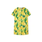 La Double J Mini Swing Dress in Zesty Yellow