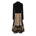 La Double J Moondance Knit Dress in Regalia Gold