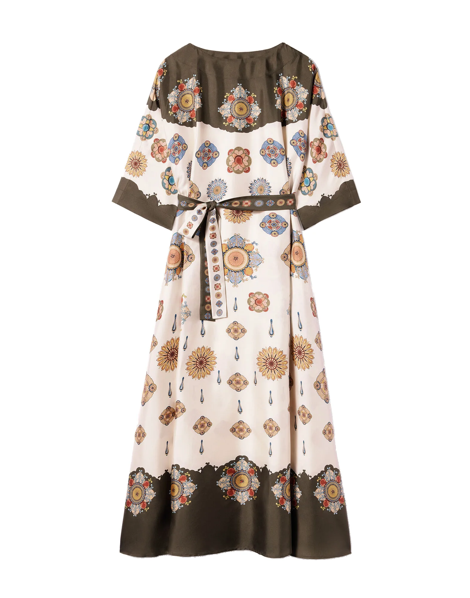 La DoubleJ Muumuu Dress Round Neck in Nucleus Placée Off White - Dresses - Milanese Maximalist Fashion at Luxury Shoes La Double J Muumuu Dress Round Neck in Nucleus Placée Off White