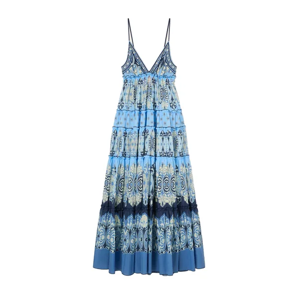 La Double J Nymph Dress in Cocoon Placée Blue