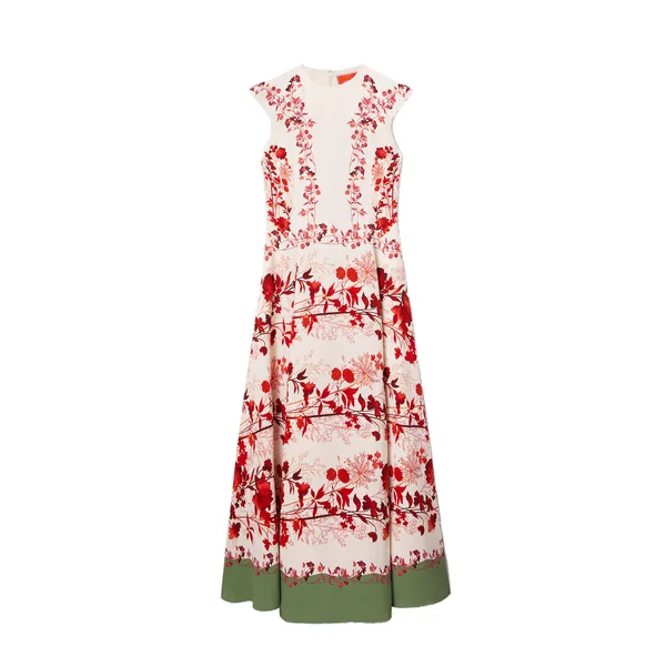 La Double J Park Ave Dress in Woodland Placée Camouflage