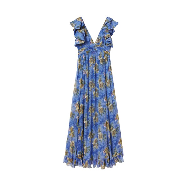 La Double J Penelope Dress in Riptide Light Blue