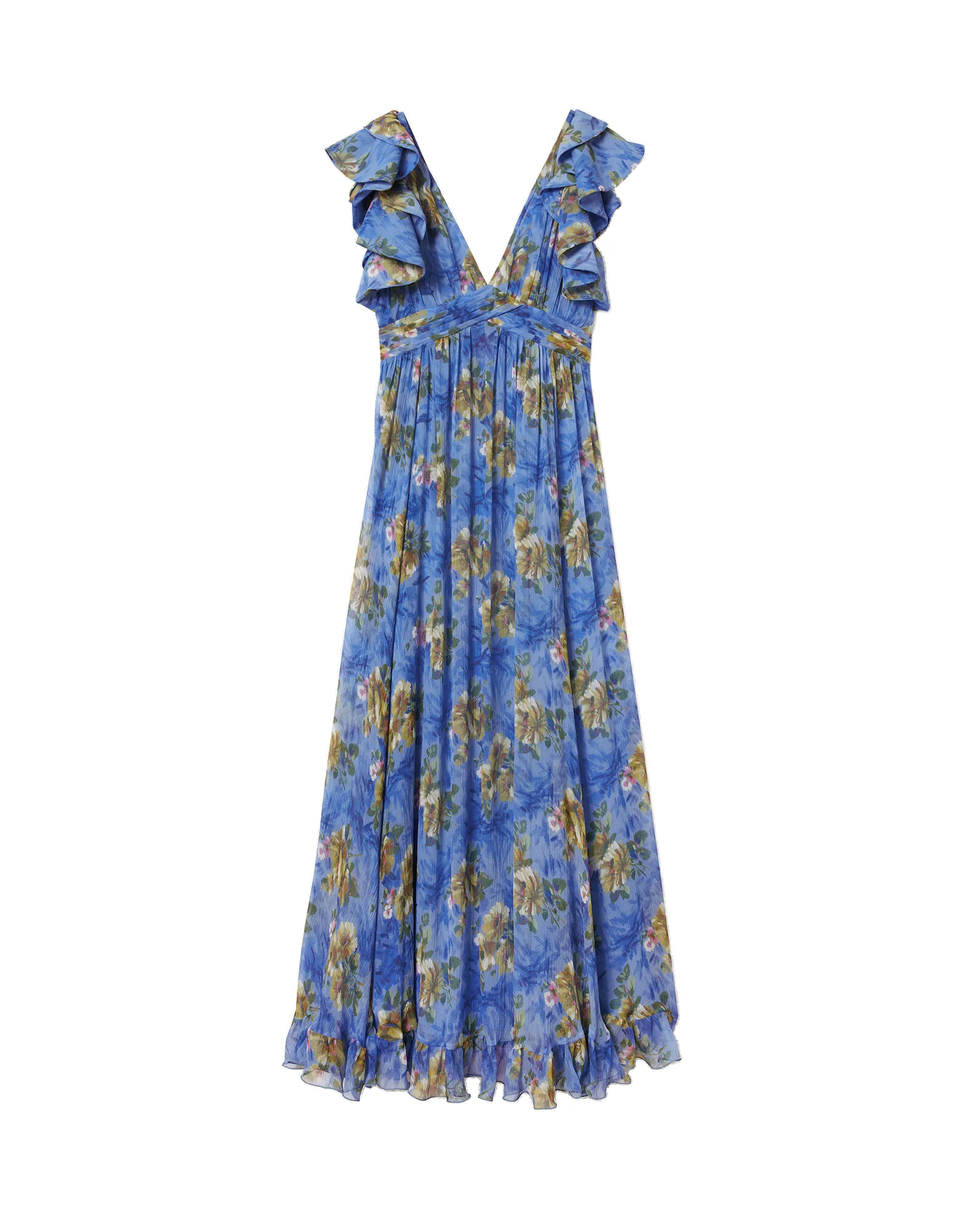 La DoubleJ Penelope Dress in Riptide Light Blue - Dresses - Milanese Maximalist Fashion at Luxury Shoes La Double J Penelope Dress in Riptide Light Blue