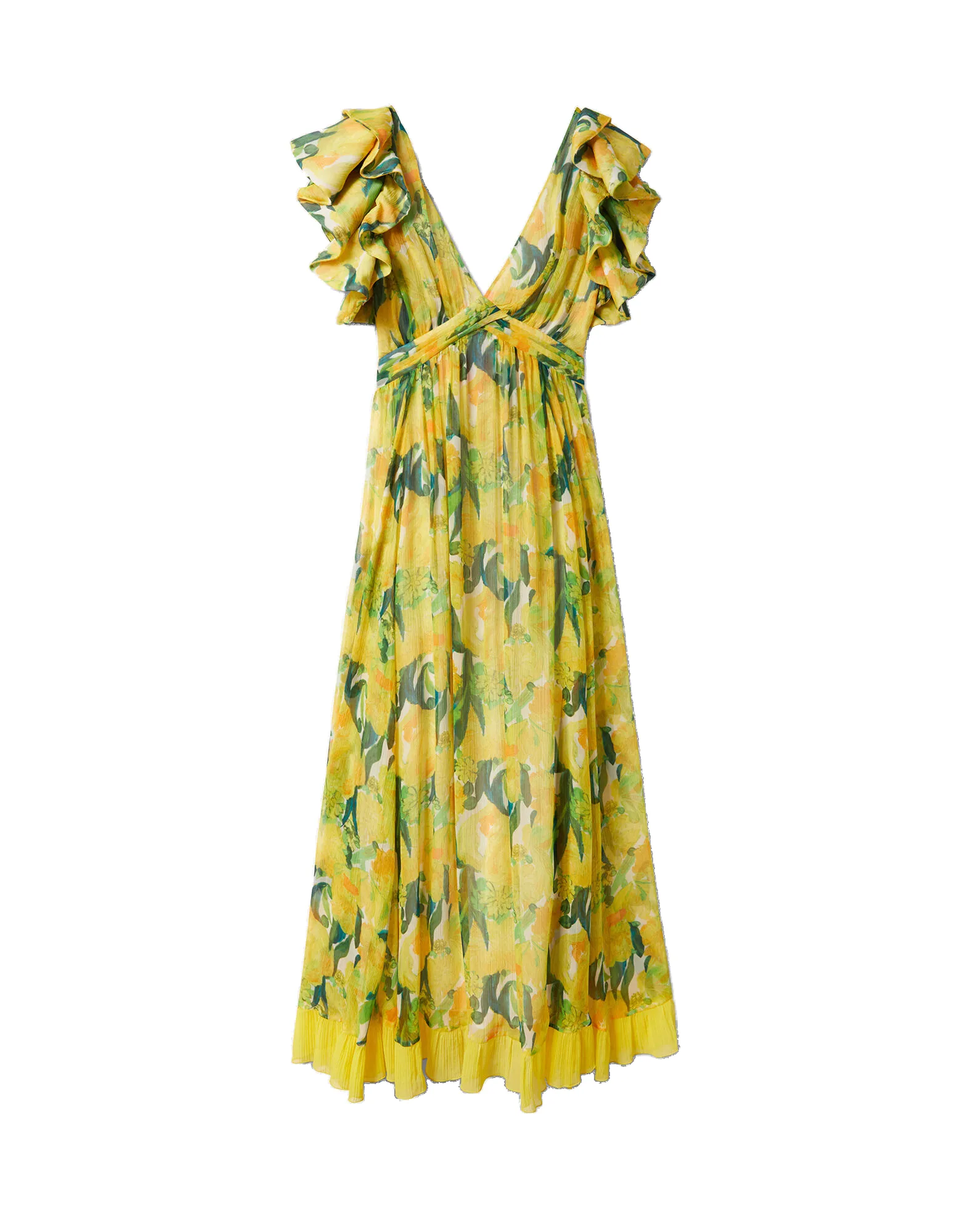 La DoubleJ Penelope Dress in Zesty Yellow - Dresses - Milanese Maximalist Fashion at Luxury Shoes La Double J Penelope Dress in Zesty Yellow