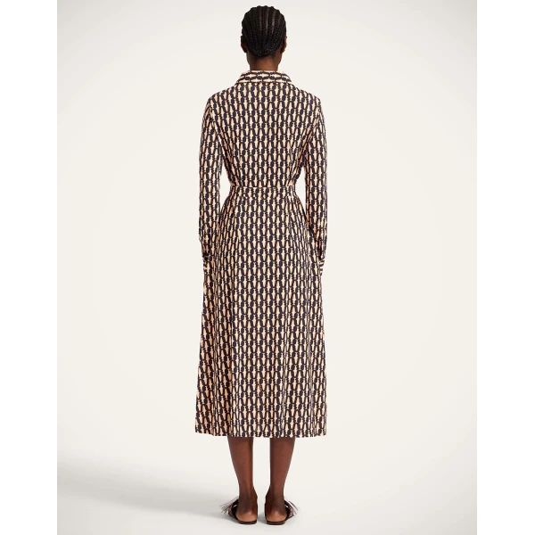 La Double J Perry Street Dress in Pesciolini Blue, view 3