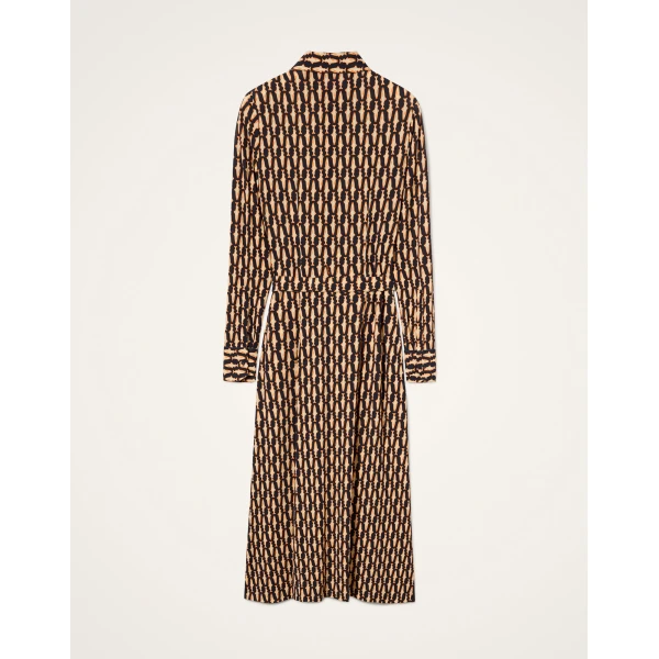 La Double J Perry Street Dress in Pesciolini Blue, view 6