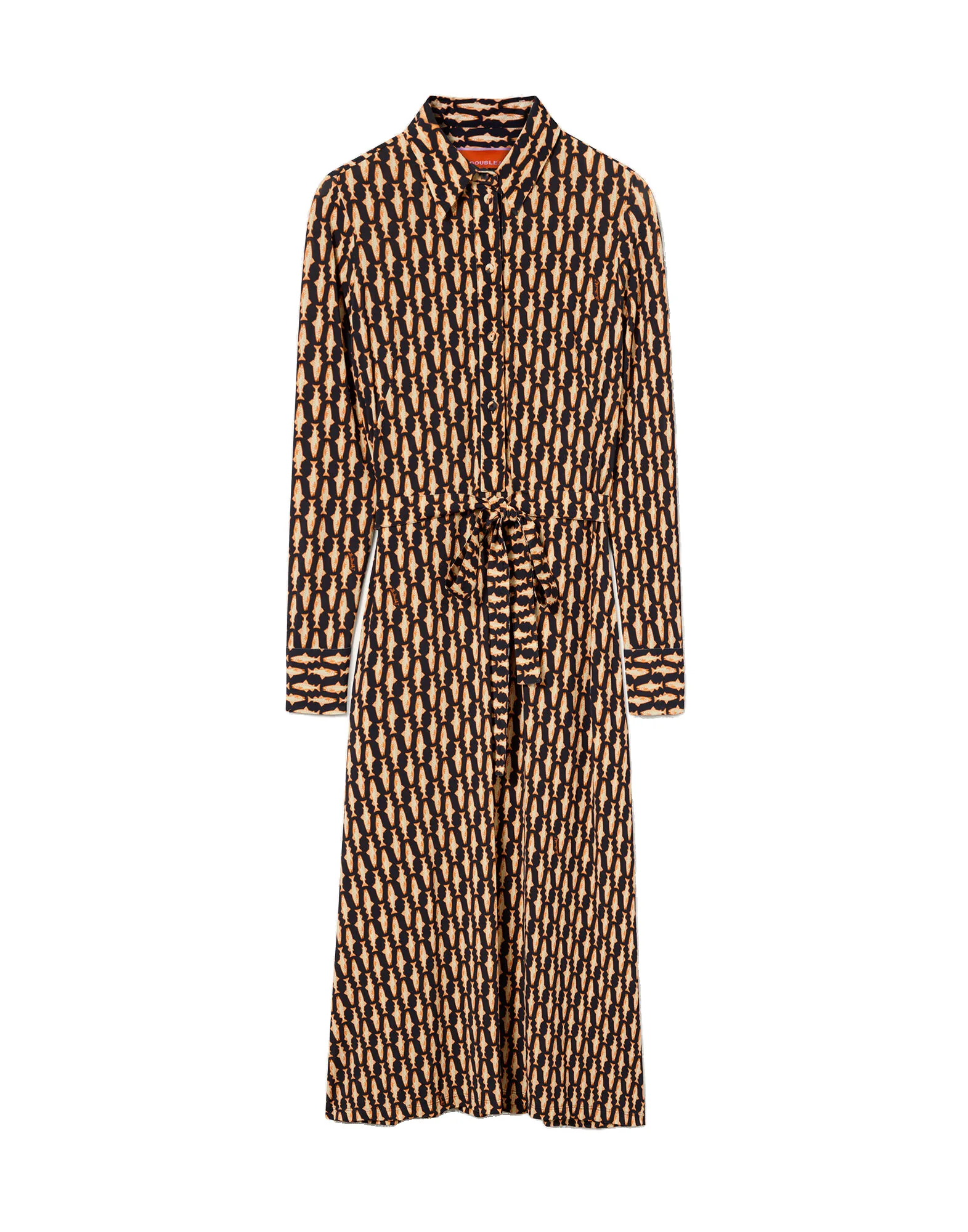 La DoubleJ Perry Street Dress in Pesciolini Blue - Dresses - Milanese Maximalist Fashion at Luxury Shoes La Double J Perry Street Dress in Pesciolini Blue