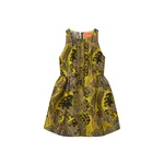 La DoubleJ Pirhouette Mini Dress in Atlantis Yellow - Dresses - Milanese Maximalist Fashion at Luxury Shoes La Double J Pirhouette Mini Dress in Atlantis Yellow