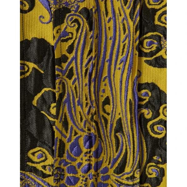 La Double J Pirhouette Mini Dress in Atlantis Yellow, view 5