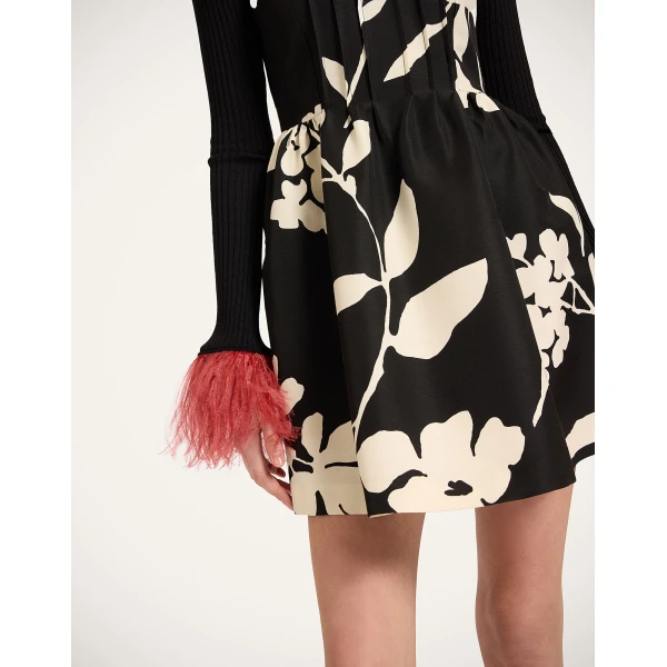 La Double J Pirouette Mini Dress in Winter Jasmine, view 5