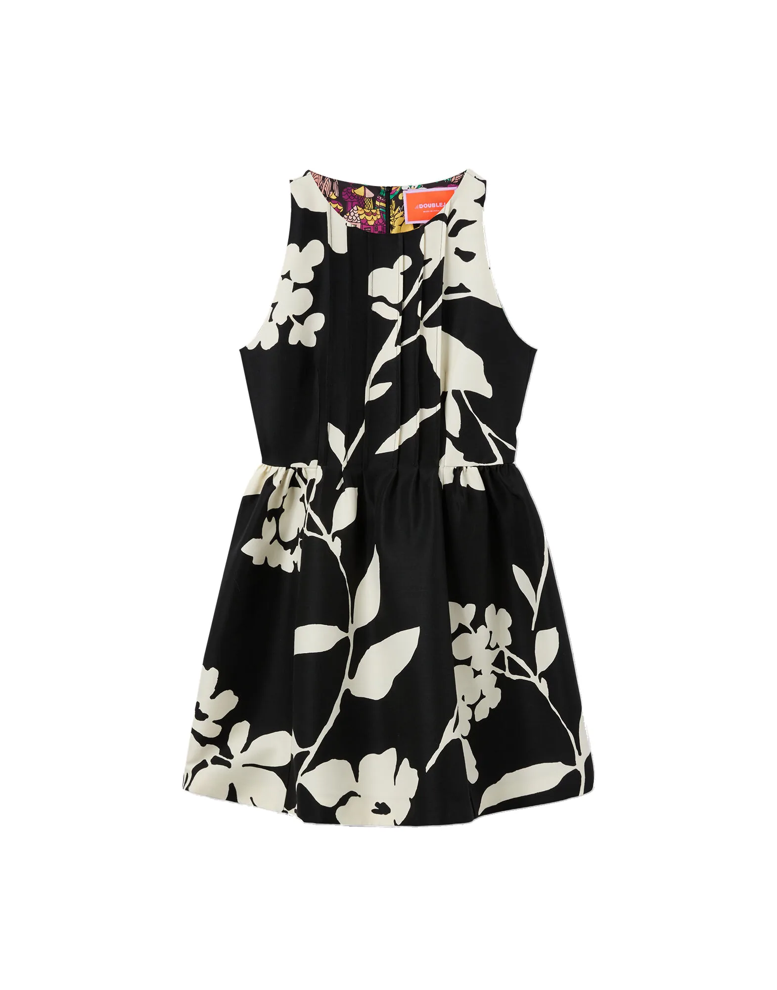 La DoubleJ Pirouette Mini Dress in Winter Jasmine - Dresses - Milanese Maximalist Fashion at Luxury Shoes La Double J Pirouette Mini Dress in Winter Jasmine