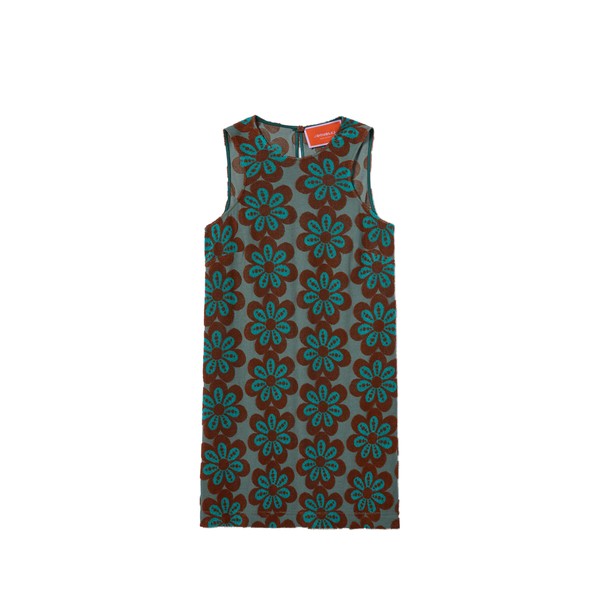 La Double J Racer Mini Dress in Caper Rust